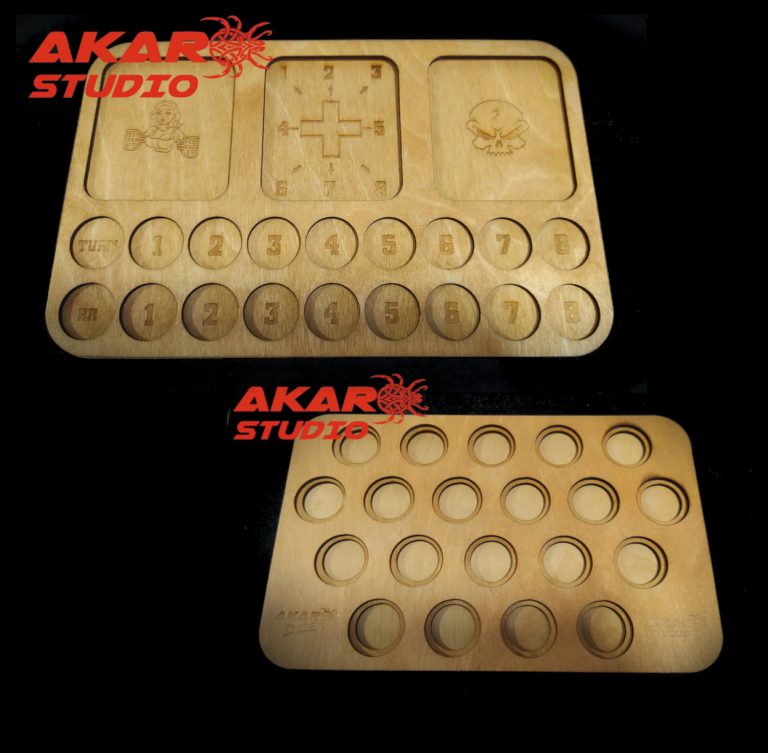 Bandeja expositora / Banquillo reversible barnizada