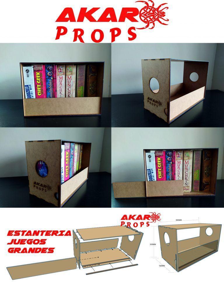 Estantería Grande para Juegos de Mesa