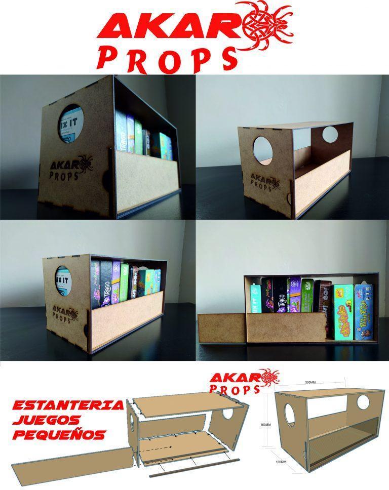 Estantería Pequeña para Juegos de Mesa