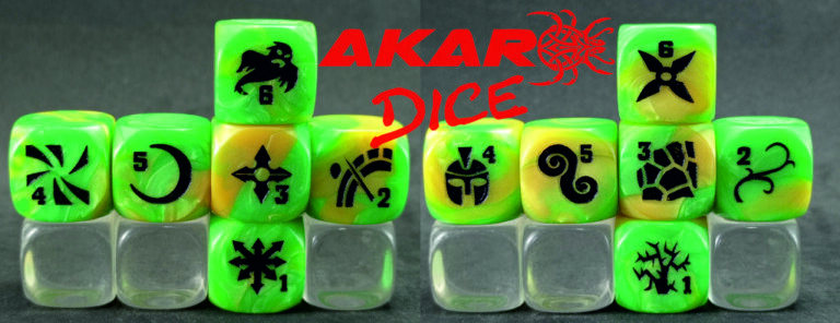 Dados Escenografía AoS