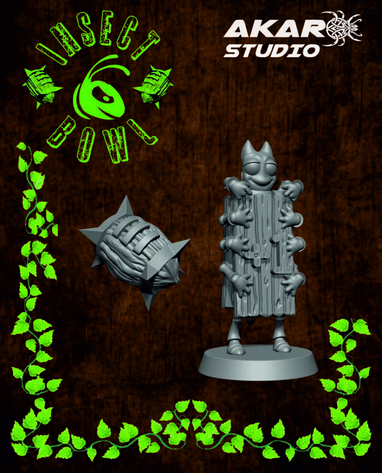 Marcador de fama + bola - Insect Bowl